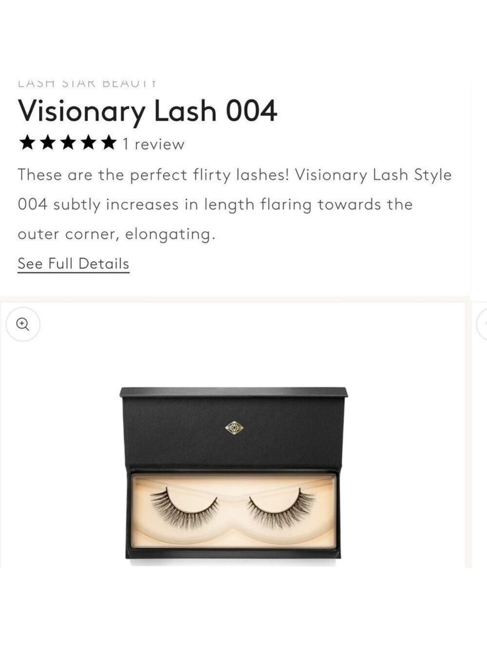 Visionary Lash Style 004 Vegan Luxury lashes Volume Length Med/Full 4-11 mm